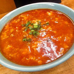 玉子とじ坦々麺