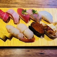 寿司 高瀬 - すみれ 寿司9貫（1,300円）