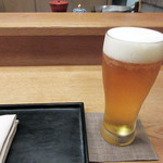 白 - 生ビール(2018.5月下旬)