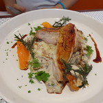 ビストロ ダイア - 錦爽鶏モモ肉のパリパリソテー