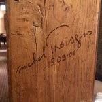 キュイジーヌ[s] ミッシェル・トロワグロ - Michel Troisgrosのサイン