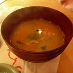 ひょうたん寿司 - 魚のアラのみそ汁