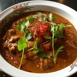 スプーンソング - タミル チェティナッドチキンのサムドラ風(1,000円)