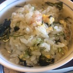 北海料理と旬の味 のむら - カニ雑炊でお腹が一杯です。(^^)