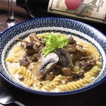 マッシュルームのクリームソース