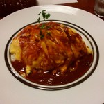 雪詩慕雲 - オムライスデミグラスソース。