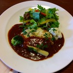 雪詩慕雲 - ハンバーグ。