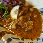 森林食堂 - 猪カレー。