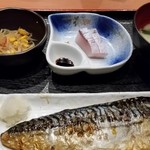 Kanzen Koshitsu Tsukuyomi - サバの塩焼き定食。（定番）
