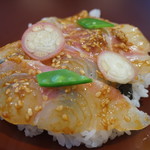 日本料理 藤井 - 鯛の胡麻味噌ご飯UP