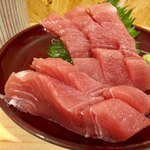 酒喰洲桜井水産 - メバチまぐろ中ト1枚200円×5枚