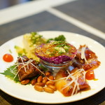 施家菜 - 前菜（焼豚盛り合わせ・鶏・海月）