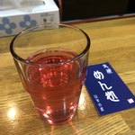 はすの屋 - サービスのお手製紫蘇ジュース