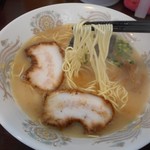 ラーメン楽’ - 極細低加水麺 2018.6