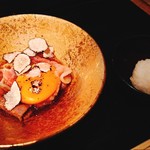 和牛サーロインのトリュフすき焼き