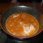 赤とんぼ - 辛味噌つけ麺のつけ汁