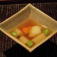神楽坂 石かわ - アスパラのおひたし
