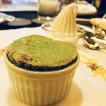 ザ・テラス - テーブルサービスの宇治抹茶のスフレ