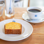 仲小路コーヒー&ワイン - オレンジパウンドケーキ、インドネシア LCFマンデリン