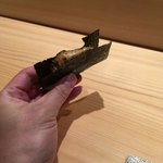 鮨 つぼみ - ホタテの磯部巻き