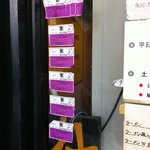 ラーメン二郎 - カネシ醤油のラベル