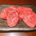 炭火焼肉 ふちおか - 塩 特選部位 2種 サガリ/ブリスケ