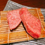 炭火焼肉 ふちおか - シャトーブリアン 1カット 2800円