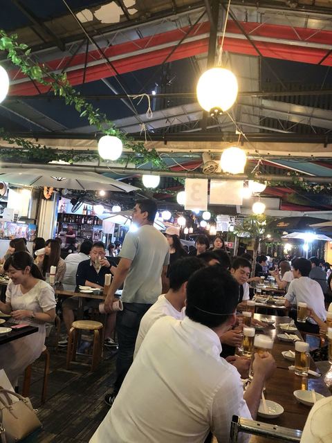 リニューアル アジア横丁 オンニッチ 西武新宿 ビアガーデン 食べログ