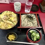 権八 - ざる蕎麦と親子丼セット