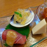 日の出 - マグロハム・蛤ととびこ・玉子