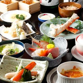 接待 お祝いごとに かに かに かに かに料理盛りだくさんの特選かにづくしコース かに猿 葛西 かに 食べログ