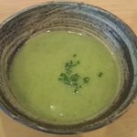 カフェ ソラノキ - 小松菜のスープ