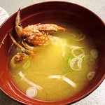 築地 めし丸 - めし丸 ＠築地 ワタリガニの味噌汁