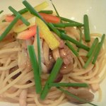 ケケ・デプレ - Bランチ 2100円 のイカ塩辛パスタ