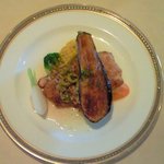 ケケ・デプレ - Bランチ 2100円 のチキンと茄子のポアレ