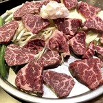 肉屋の正直な食堂 - ハラミ定食1,000円