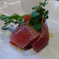 THE SODOH HIGASHIYAMA KYOTO - 炙りキハダマグロのカルパッチョ