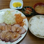 ミカゲヤ食堂 - 焼き豚定食850円