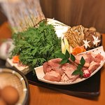 地鶏と個室居酒屋 近松 - 鳥すき焼き鍋