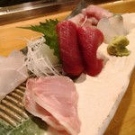 天史朗鮨 - 刺身（イサキ、ハタ、マグロ、マゴチ、カマス、アオリイカ、黑ムツ）