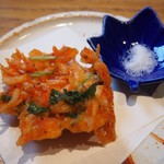 寿し処 昇利 - ランチの桜海老かき揚げ