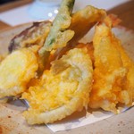 寿し処 昇利 - 追加メニューの天ぷらもりあわせ