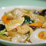 新世界菜館 - 五目入りかた焼きそば１０００円