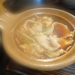 利庵 - 富士の幸寿豚の肉豆腐鍋