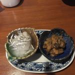 活鰻の店 つぐみ庵 - ナスと玉葱を味噌で和えたのはご飯と物凄く合います♪