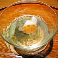 旬菜 甘の井 - 酢の物（もずくと順才の煮凝り生姜酢）
