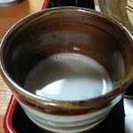 けんぞう蕎麦 - 辛味大根のしぼり汁　これが辛い！