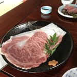 湯の峯荘 - しゃぶしゃぶで頂きます〜〜(ﾟ∀ﾟ)