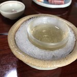 湯の峯荘 - 梅酒の温泉割……うますぎる〜〜