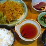 Kintou - シラスかきあげ（定食）
